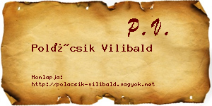 Polácsik Vilibald névjegykártya
